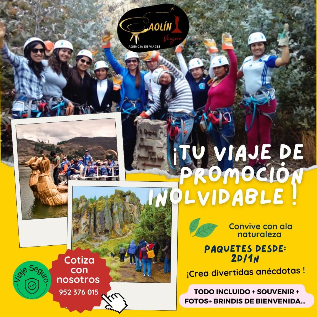 Promociones de viaje en Cajamarca - Caolín Viajero